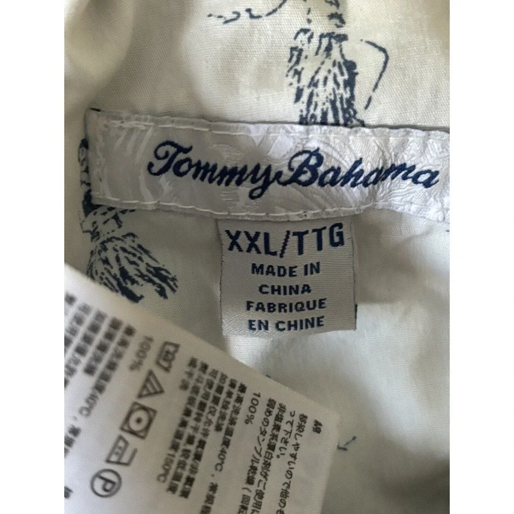 Tommy Bahama Hawaiian Cargo Short Relax Tan Cotton Size 2XL Stretch Mens